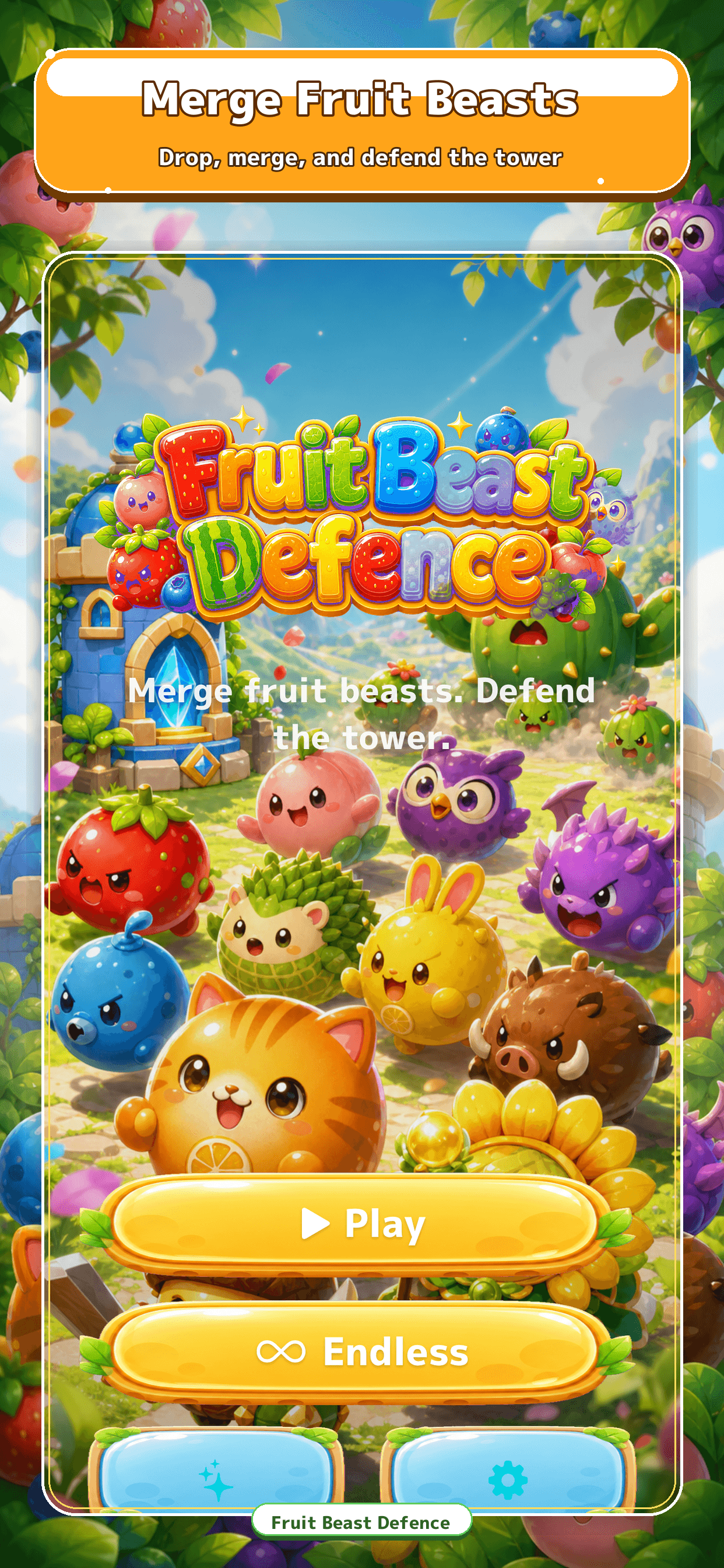 Fruit Beast Defence screenshot 1