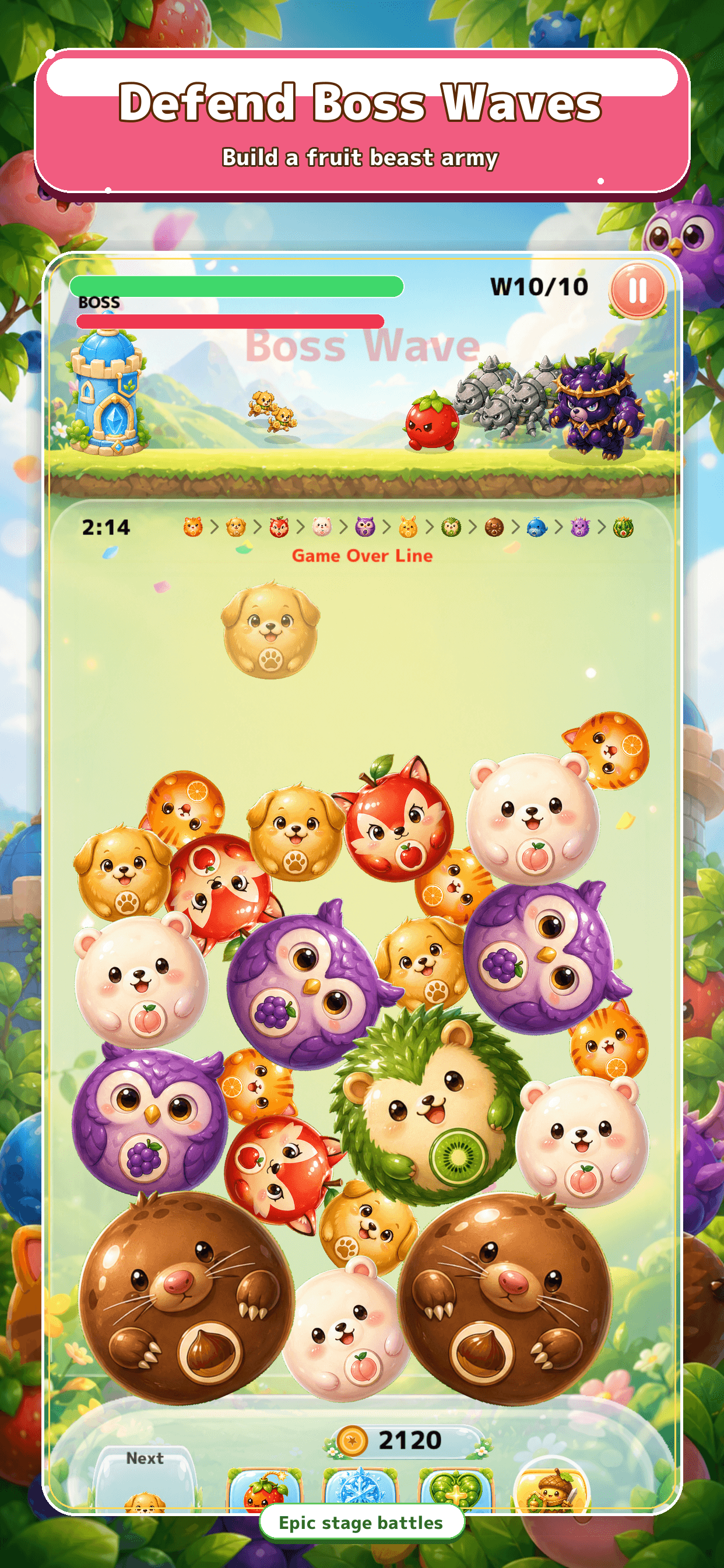 Fruit Beast Defence screenshot 3